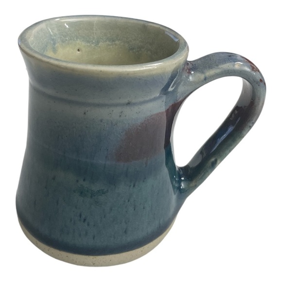 Tumbleweed Pottery Grandma 20 oz. Coffee Mug Blue & Purple Stoneware - Picture 5 of 8